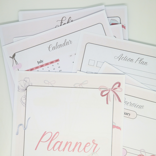 (PAPER) Coquette Planner 🎀🪞🩰🦢